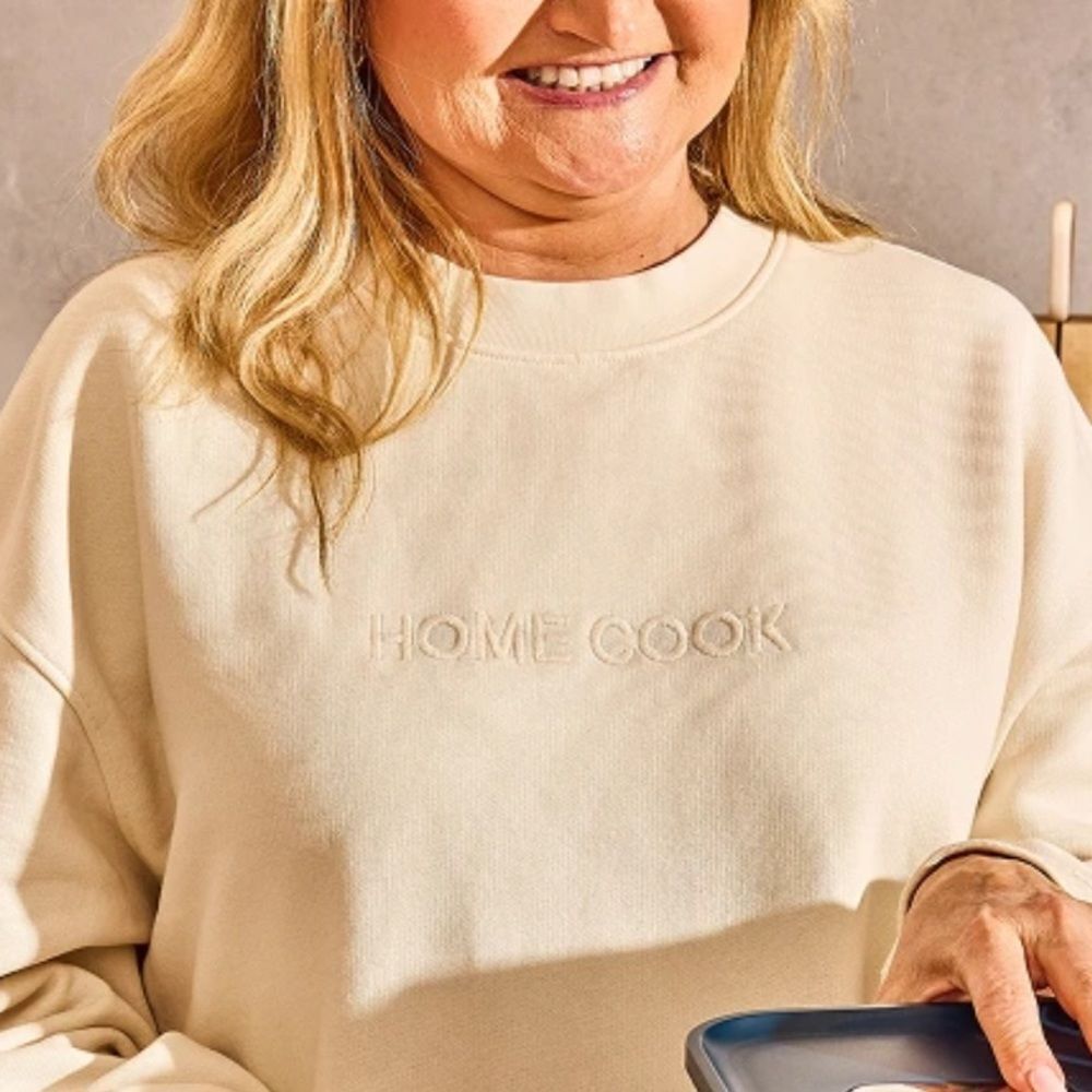 Mate The Label Caraway Home Cook Sweatshirt Oversized Cream XS/S